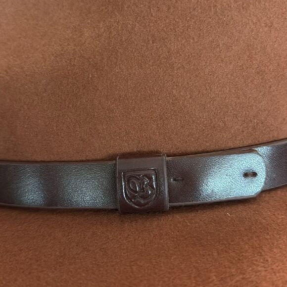 Brixton Messer Fedora 100% Wool Size Small - Picture 12 of 13